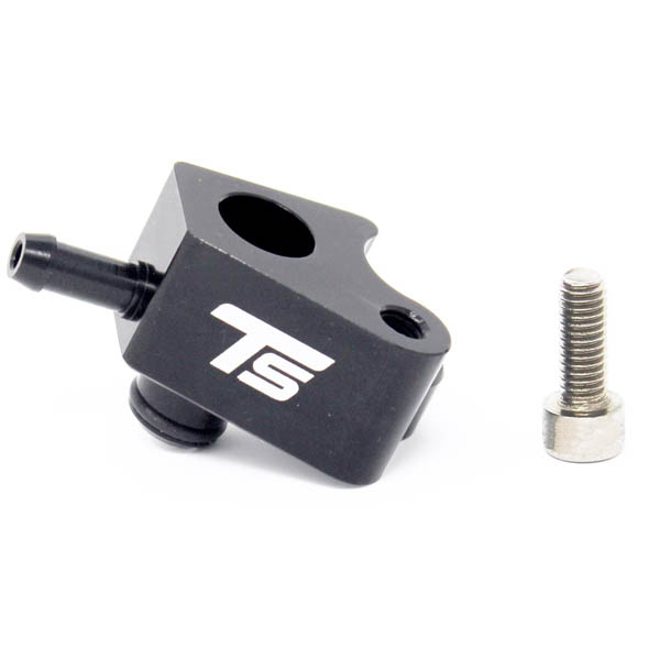 Torque Solution Billet Boost Gauge Tap, 2016-2018 Focus RS & 2015+ Mustang 2.3L