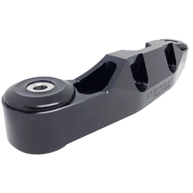 Torque Solution Billet Rear Differential Brace (Black), 2008-2026 WRX & 2008-2021 STi - Angle 2