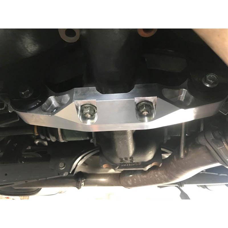 Torque Solution Billet Rear Differential Brace (Black), 2008-2026 WRX & 2008-2021 STi - Angle 4