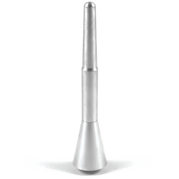 Torque Solution Billet Short Antenna (Silver), 2005+ Miata
