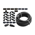 Torque Solution Braided Fuel Line Kit for -6AN Aeromotive FPR, 2006-2014 WRX & 2007-2021 STi