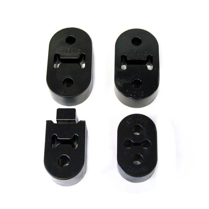 Torque Solution Complete Exhaust Hanger Kit, 2013-2018 Focus ST - Angle 3