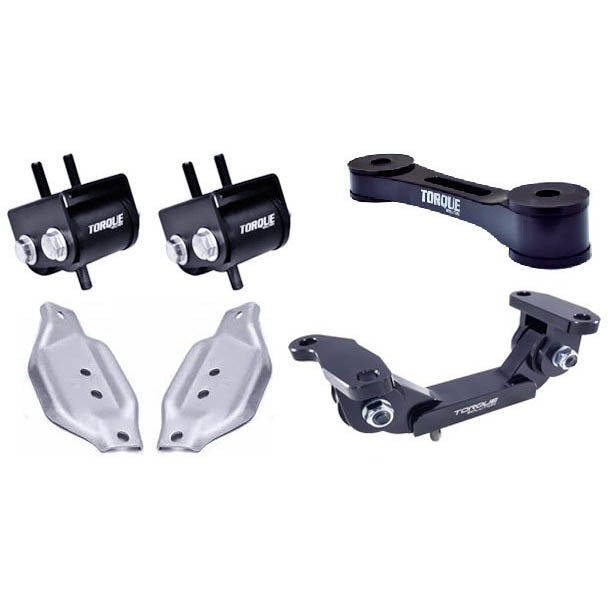 Torque Solution Engine/Trans/Pitch Mount Kit w/ Mount Plates, 2002-2014 WRX & 2004-2021 STi