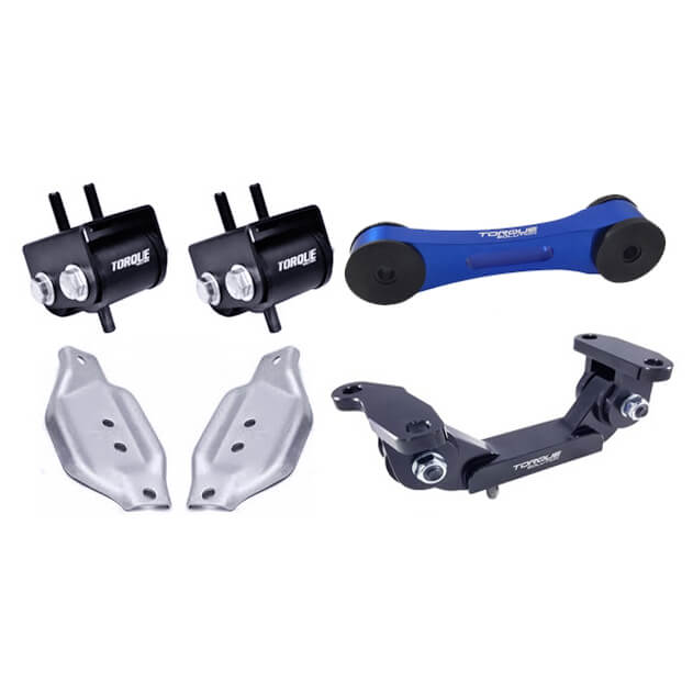 Torque Solution Engine/Trans/Pitch Mount Kit w/ Mount Plates, 2002-2014 WRX & 2004-2021 STi