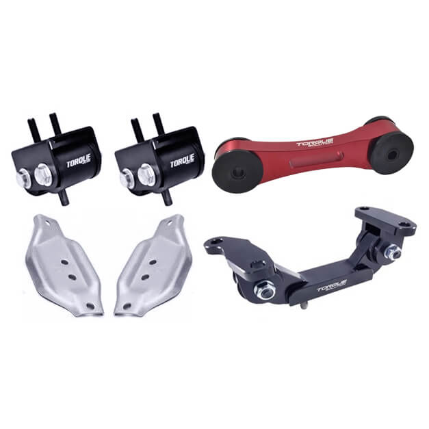 Torque Solution Engine/Trans/Pitch Mount Kit w/ Mount Plates, 2002-2014 WRX & 2004-2021 STi