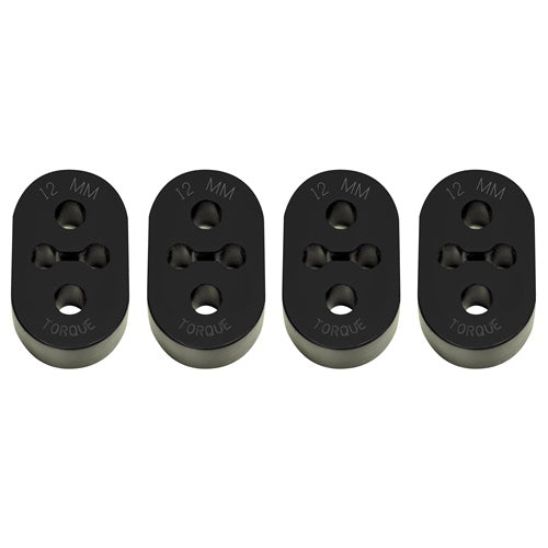 Torque Solution Exhaust Hangers Kit (12mm, Set/4), 2008-2026 WRX/STi & BRZ/FR-S/86