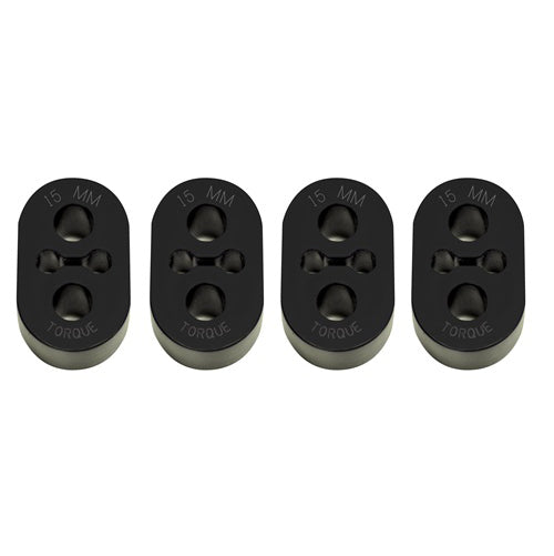 Torque Solution Exhaust Hangers Kit (15mm, Set/4), 2002-2007 WRX & 2004-2007 STi