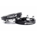 Torque Solution Forged Aluminum Wheel Spacer: 56mm Hub 5x114.3 - 20mm, 2005-2021 STi & 2015-2021 WRX - Angle 2