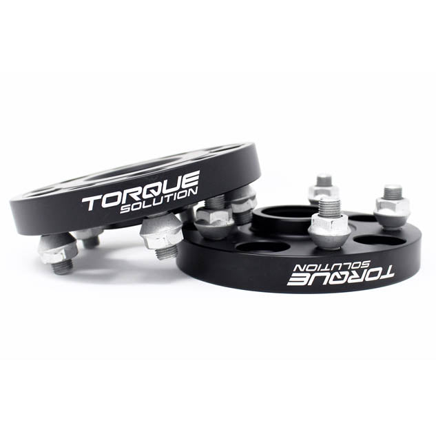 Torque Solution Forged Aluminum Wheel Spacer: 56mm Hub 5x114.3 - 20mm, 2005-2021 STi & 2015-2021 WRX - Angle 2
