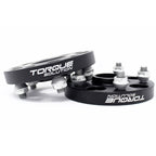 Torque Solution Forged Aluminum Wheel Spacer 56mm Hub 5x114.3 - 25mm, 2005-2021 STi & 2015-2021 WRX - Angle 2