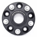 Torque Solution Forged Aluminum Wheel Spacer 56mm Hub 5x114.3 - 25mm, 2005-2021 STi & 2015-2021 WRX - Angle 3