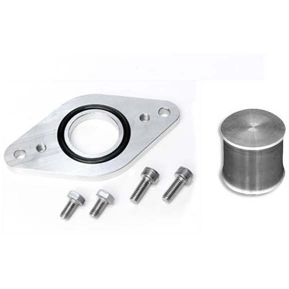 Torque Solution Greddy Blow Off Valve Adapter w/ Plug, 2008-2014 WRX