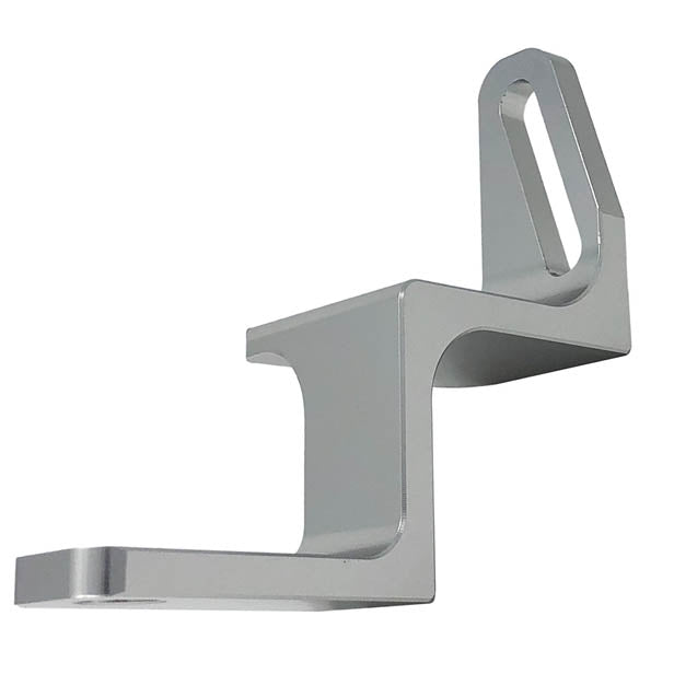 Torque Solution Reversed Intake Manifold Alternator Relocation Bracket Kit (Silver), 2002-2014 WRX - Angle 2