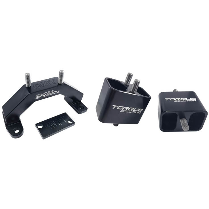 Torque Solution Solid Billet Engine & Transmission Mounts, 2002-2014 WRX & 2004-2021 STi