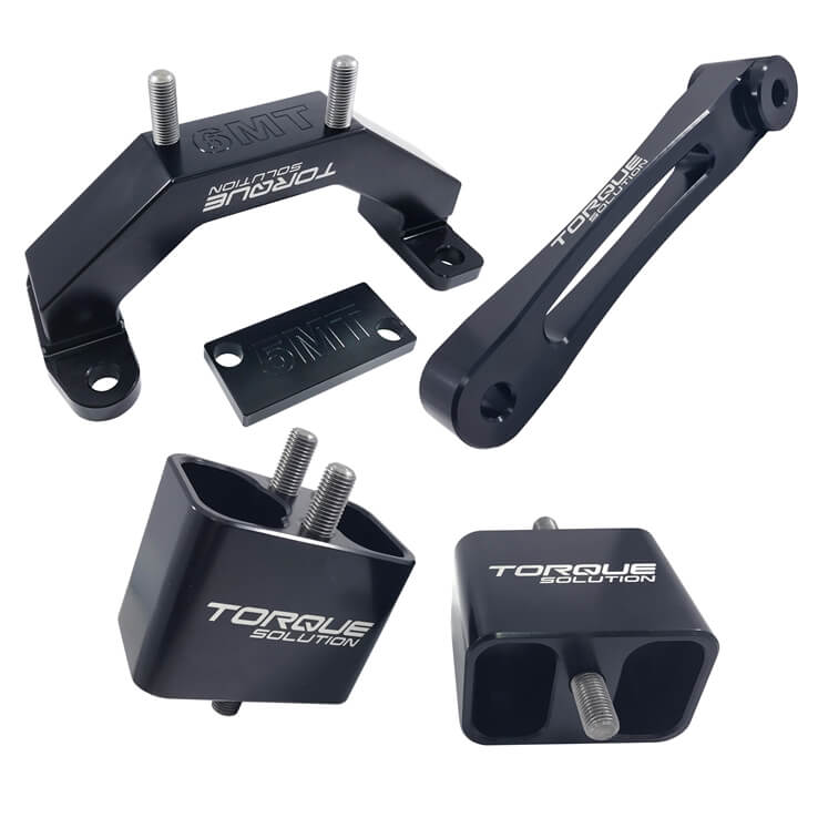 Torque Solution Solid Engine, Transmission & Pitch Mount Kit, 2002-2014 WRX & 2004-2021 STi