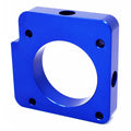 Torque Solution Throttle Body Spacer (Blue), 2006-2014 WRX & 2004-2021 STi