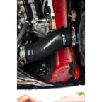 Torque Solution Titanium Intake Pipe Kit (Burnt Blue), 2022-2026 WRX - Angle 2