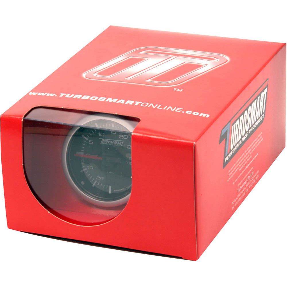 Turbosmart Boost Gauge (52mm, -30inHg-+30 PSI) - Angle 2