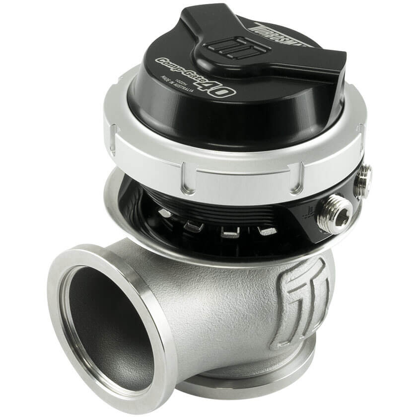 Turbosmart CompGate40 External Wastegate (40mm, Gen V, 14psi, Black)