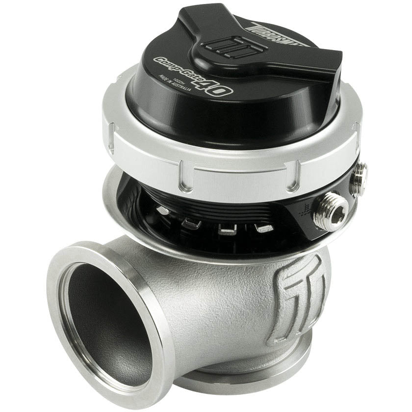 Turbosmart CompGate40 External Wastegate (40mm, Gen V, 40psi, Black)