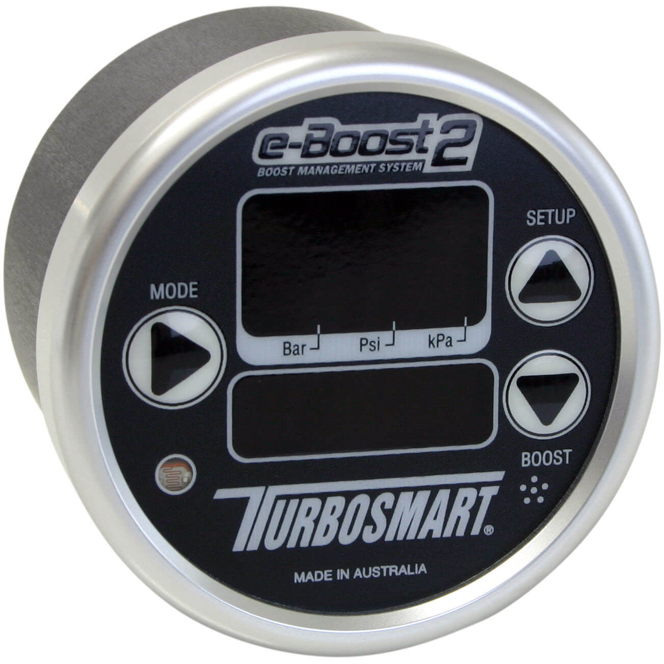 Turbosmart e-Boost2 Electronic Boost Controller (60mm, Black/Silver)