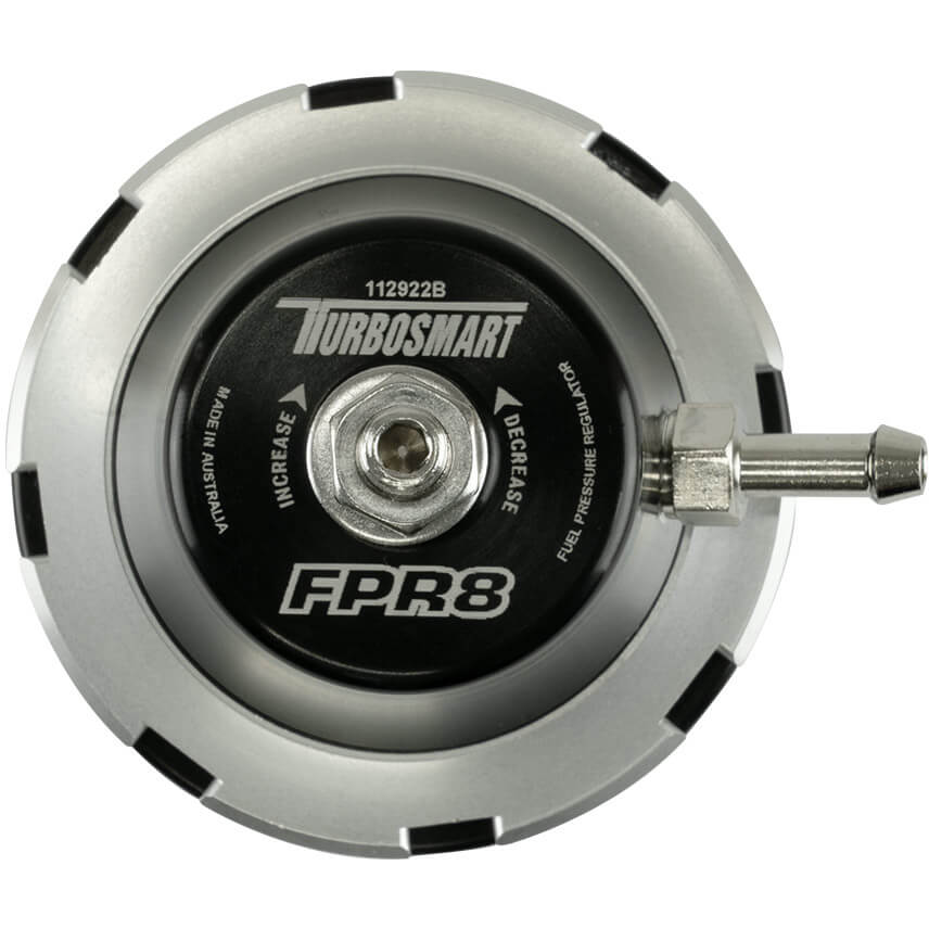 Turbosmart 'FPR 8' Fuel Pressure Regulator (-8AN, Black) - Angle 3