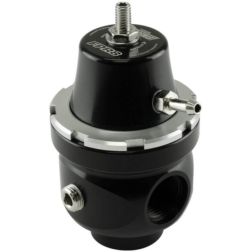 Turbosmart 'FPR 8' Fuel Pressure Regulator (-8AN, Black) - Angle 5