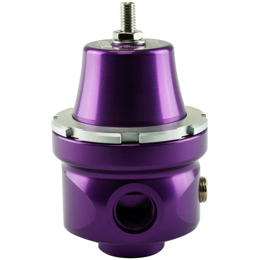 Turbosmart FPR6 Fuel Pressure Regulator (-6AN, Purple) - Angle 2