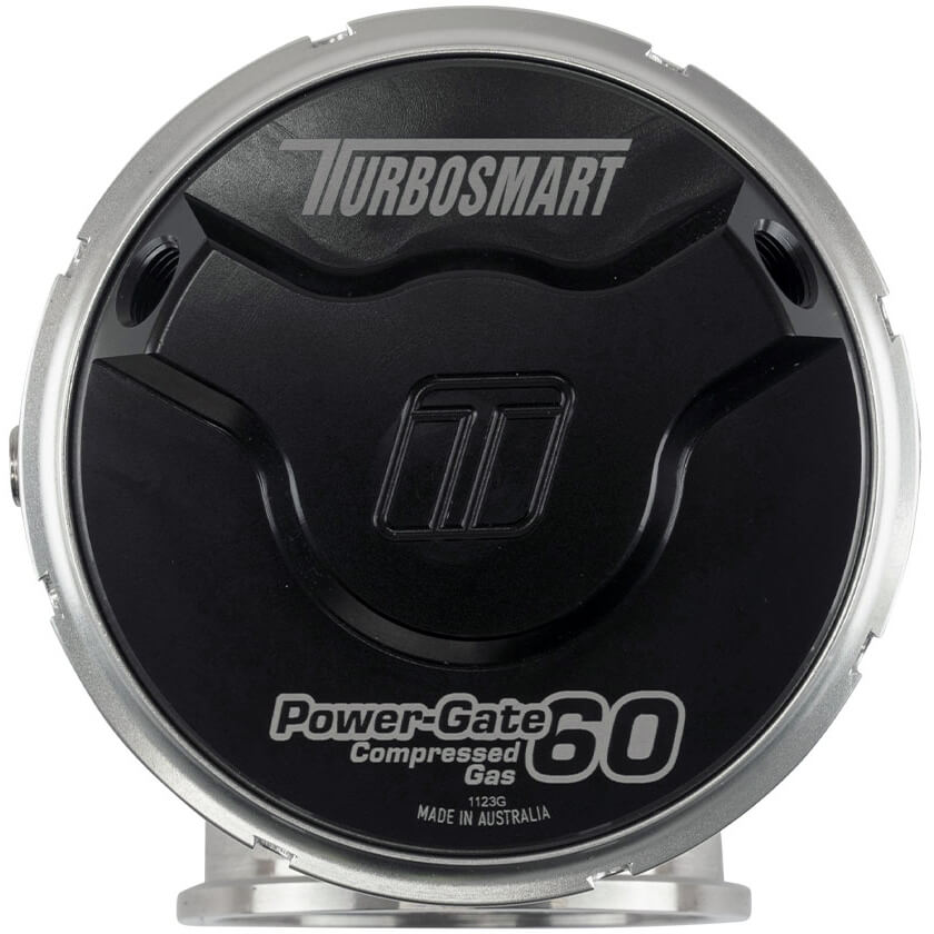 Turbosmart Gen-V WG60CG Power-Gate60 Compressed Gas 5psi (Black) - Angle 3