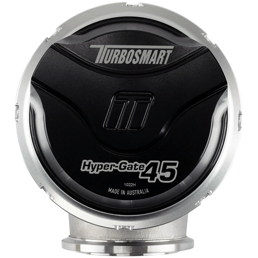 Turbosmart HyperGate 45mm External Wastegate (14 psi, Gen V, Black) - Angle 3