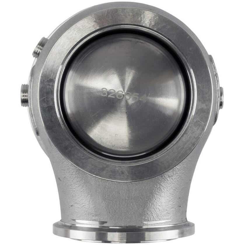 Turbosmart HyperGate 45mm External Wastegate (14psi, Gen V, Blue) - Angle 4