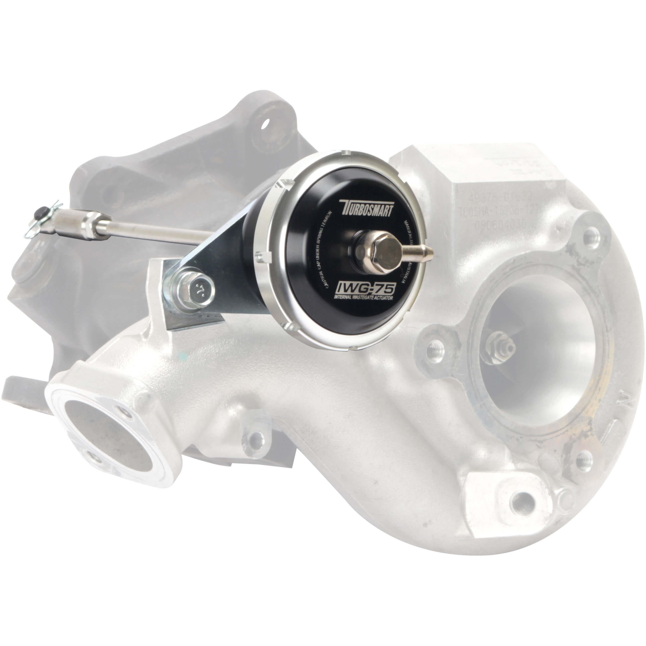 Turbosmart IWG75 Internal Wastegate Actuator (22 PSI, Black), 2008-2015 EVO X