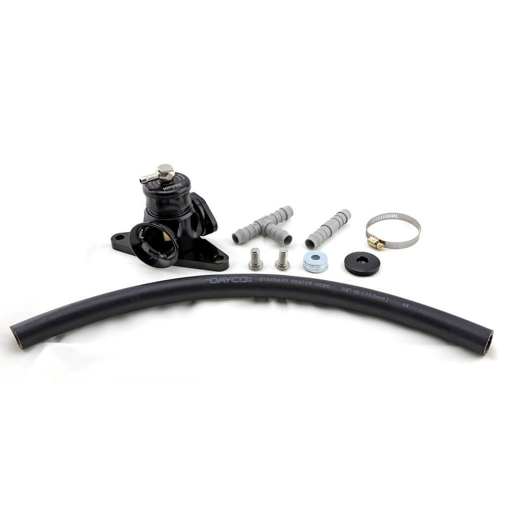 Turbosmart Kompact Dual Port BOV (Black), WRX/STi/FXT - Angle 3