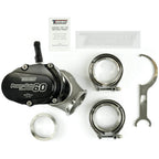 Turbosmart PowerGate60 Electronic External Wastegate (Gen V, Black) - Angle 3