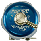 Turbosmart Vee Port Pro BOV (Blue) - Angle 3