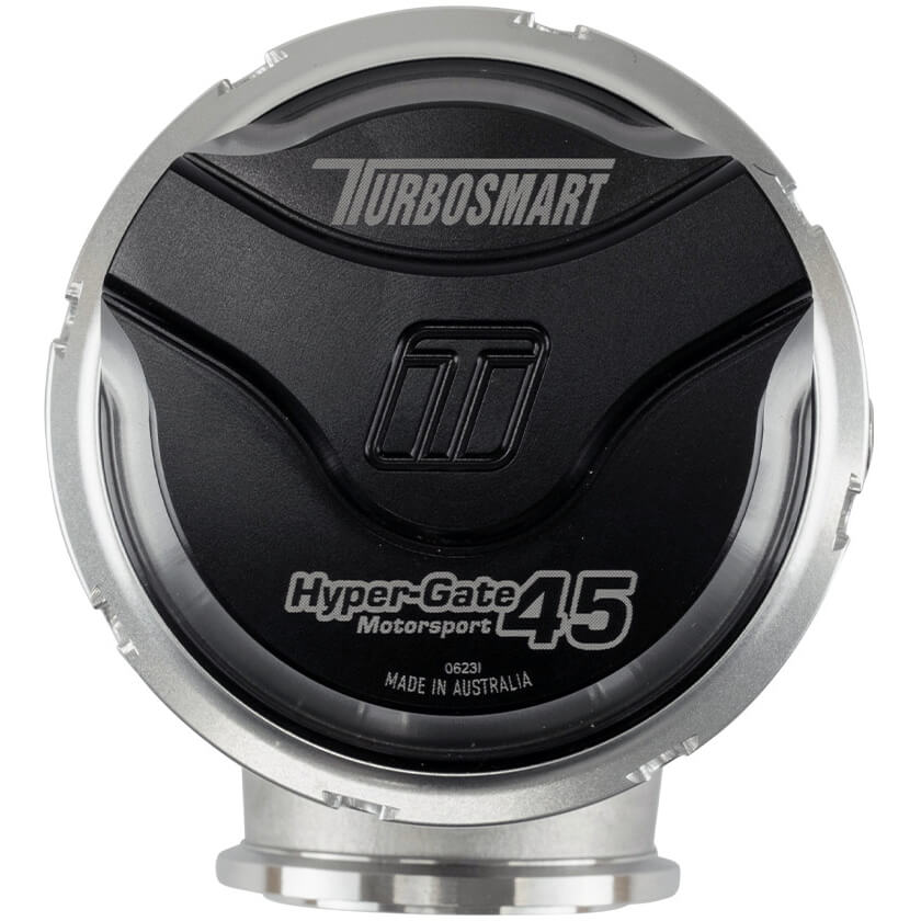 Turbosmart Wastegate WG45M Hyper-Gate45 Motorsport 14psi (Black) - Angle 3