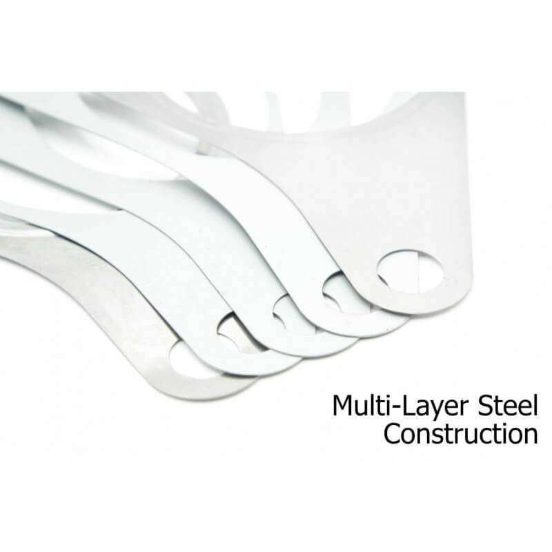 TurboXS (Single Scroll Turbo) 5 Layer SS Turbine Outlet Gasket, 2002-2014 WRX & 2004-2021 STi - Angle 2