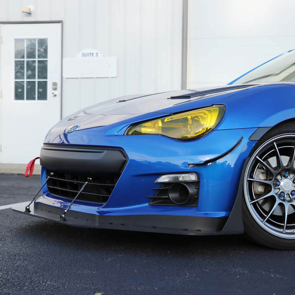 Verus Adjustable Front Splitter, 2013-2020 BRZ/FR-S/86 - Angle 4