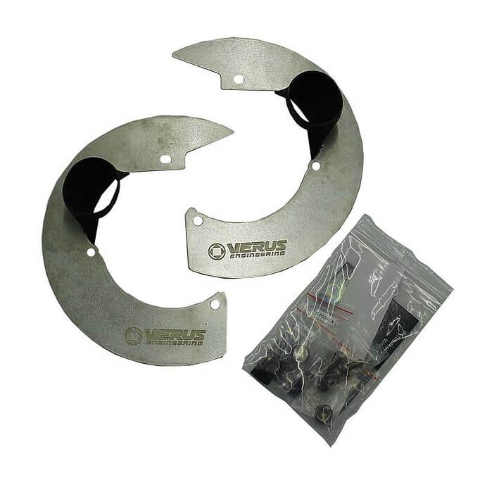 Verus Backing Plate Kit w/ Dry Carbon Duct For 2.5in Hose, Set/2, 2013-2020 BRZ/FR-S/86