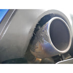 Verus Carbon Exhaust Cutout Cover, Passenger Side, 2013-2020 BRZ/FR-S/86 - Angle 3