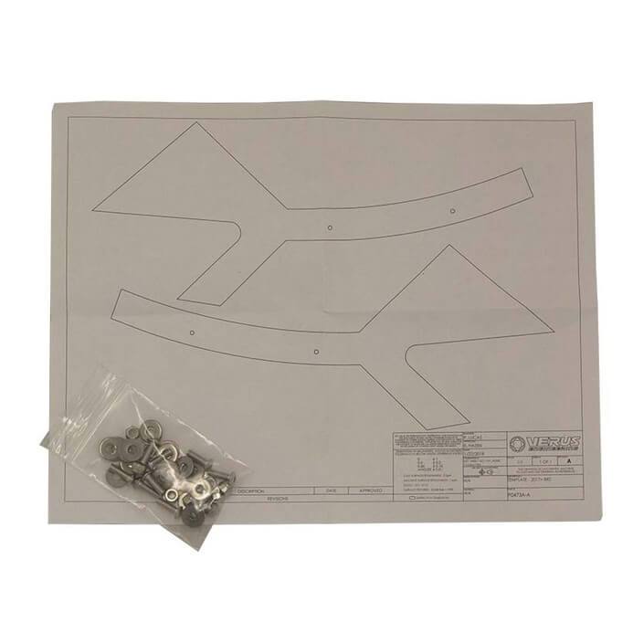 Verus Dive Plane (Canard) Kit, 2017-2020 BRZ - Angle 3