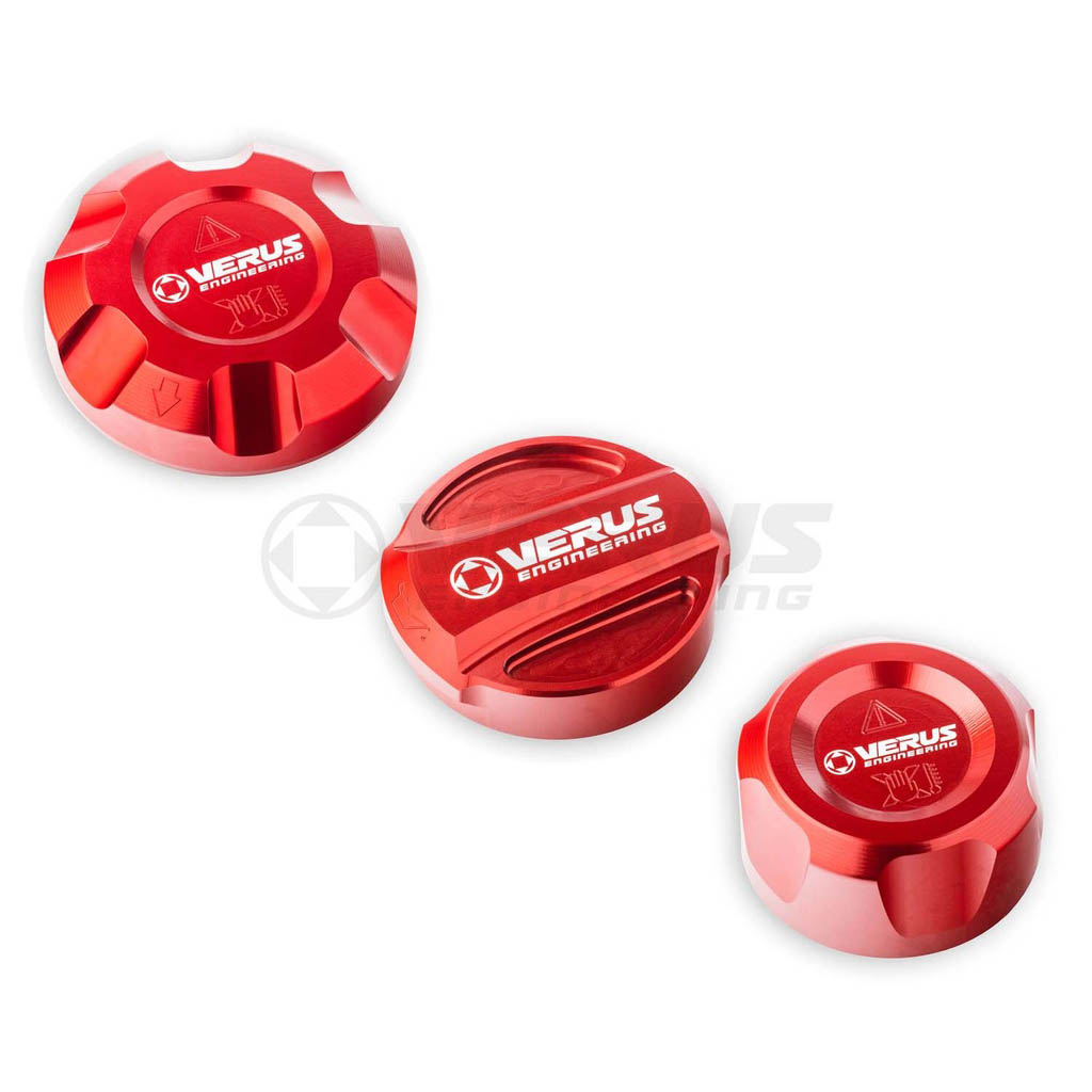 Verus Engine Bay Fluid Cap Kit, 2020-2022 GR Supra