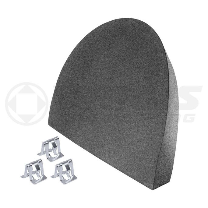 Verus Exhaust Cutout Cover, Left Hand Side, 2020-2022 GR Supra - Angle 2