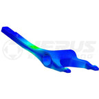 Verus Forged Clutch Release Fork, 2004-2021 STi - Angle 2