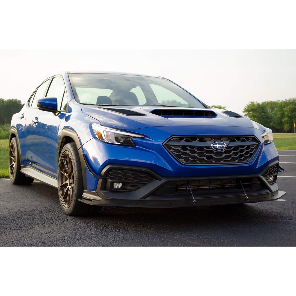 Verus Front Splitter Air Dam, 2022-2025 WRX - Angle 2