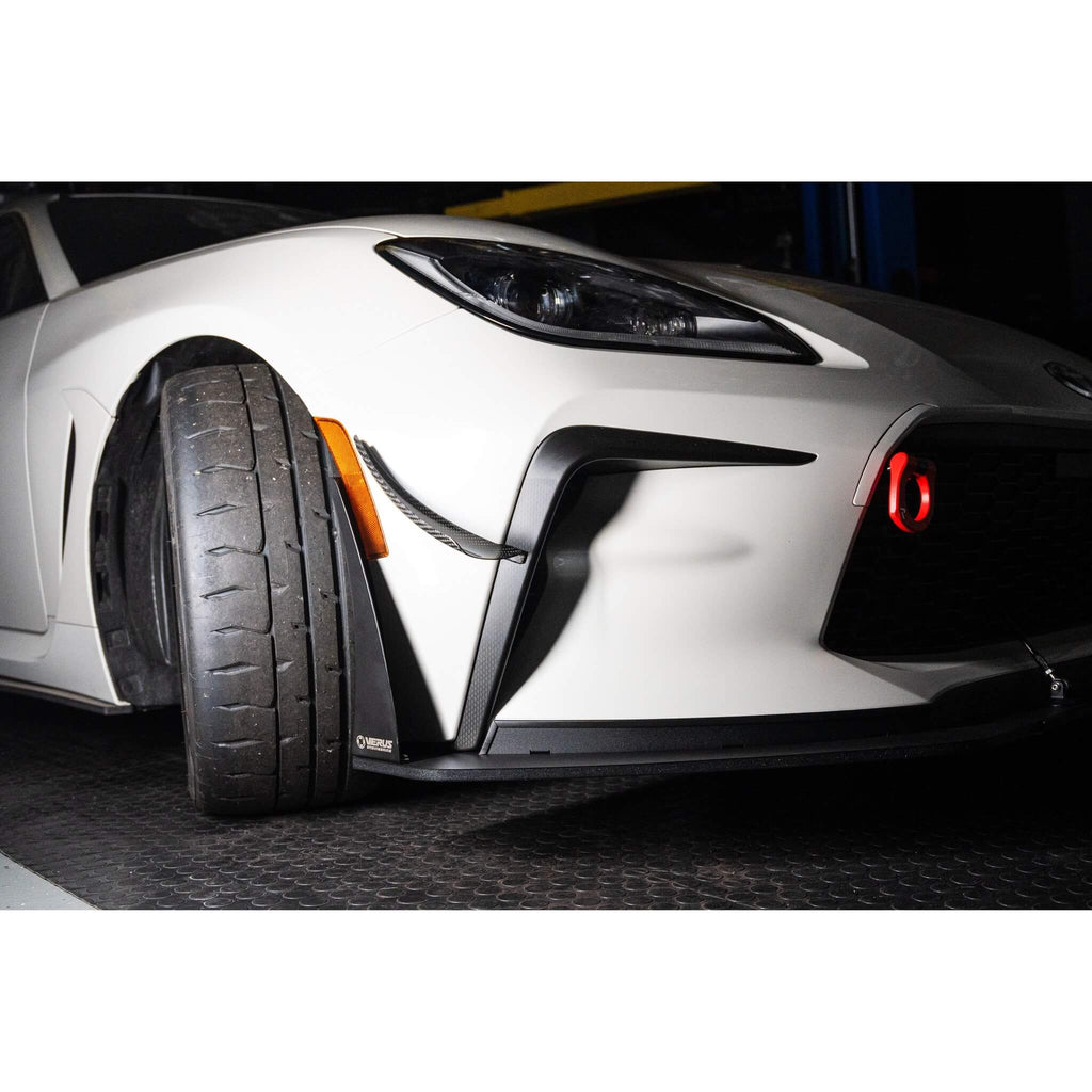 Verus Front Splitter Endplate Kit, 2022-2025 BRZ & GR86 - Angle 3