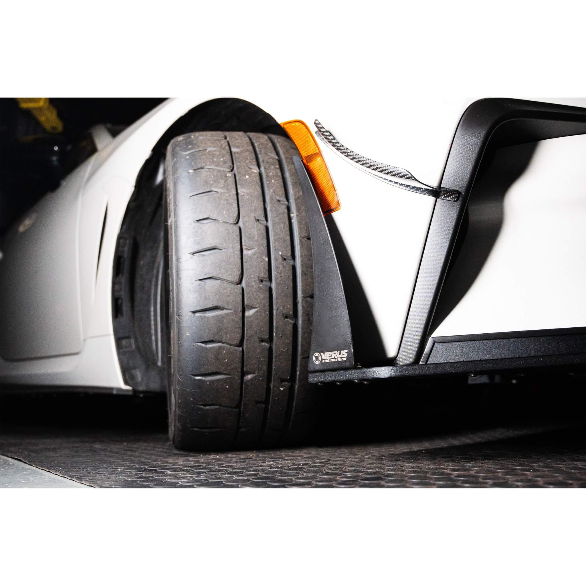 Verus Front Splitter Endplate Kit, 2022-2025 BRZ & GR86 - Angle 4