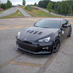 Verus Front Splitter Endplates, Dry Carbon, 2013-2020 BRZ/FR-S/86 - Angle 3