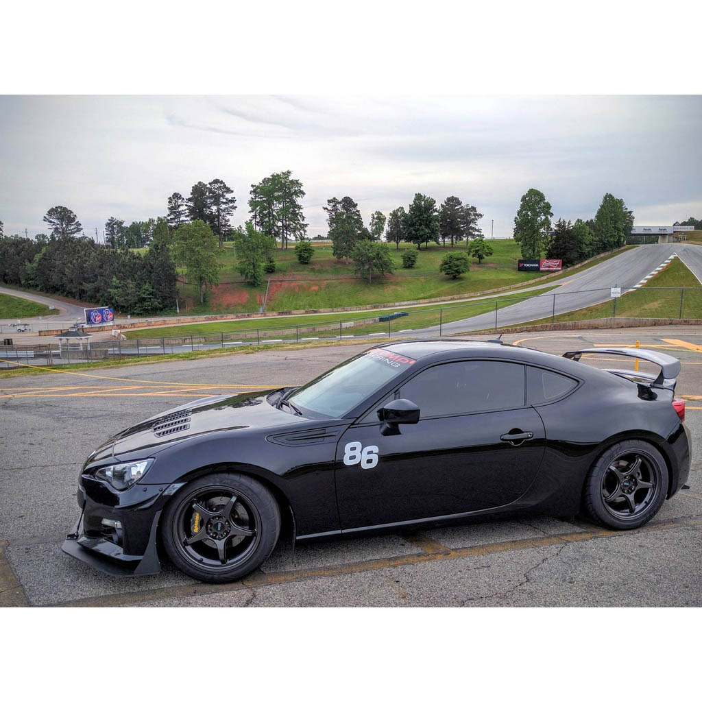 Verus Front Splitter Endplates, Dry Carbon, 2013-2020 BRZ/FR-S/86 - Angle 4