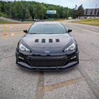 Verus Front Splitter Endplates, Dry Carbon, 2013-2020 BRZ/FR-S/86 - Angle 5